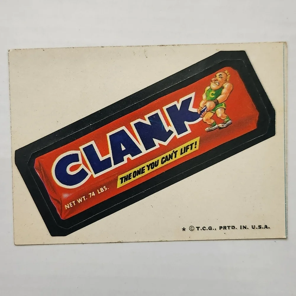 🏋 Vintage 1973 Wacky Packages Sticker - 